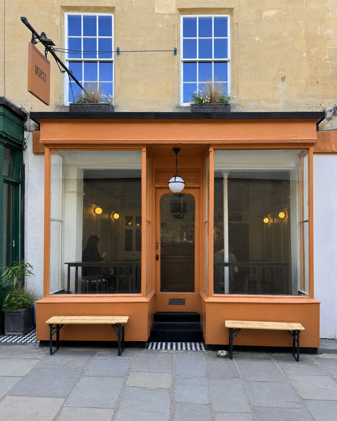 Morso Bakery exterior on Saville Row